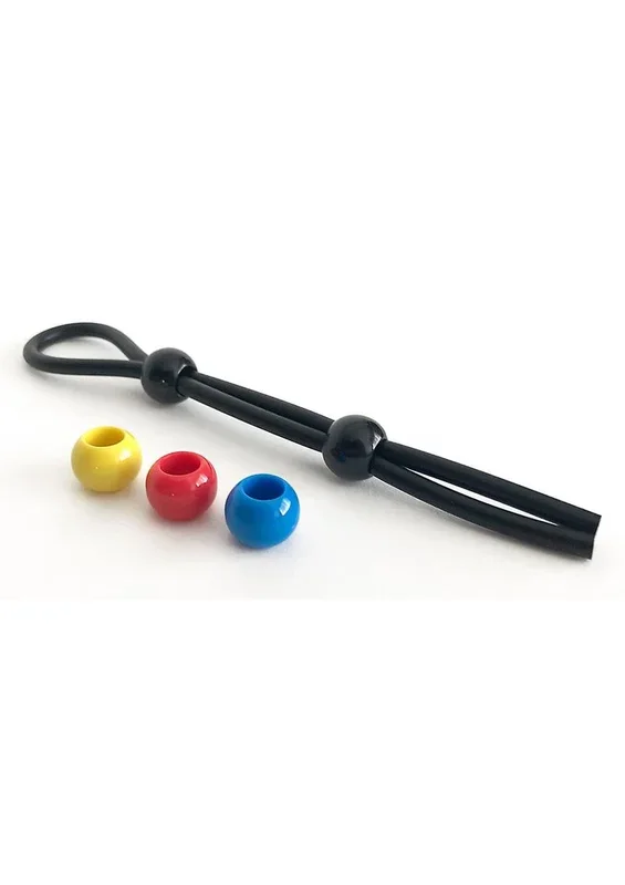 Boneyard Double Slide Cock Leash 3x Stretch Silicone