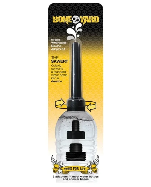 Boneyard Skwert 5 Piece Water Bottle Douche Adaptor Kit