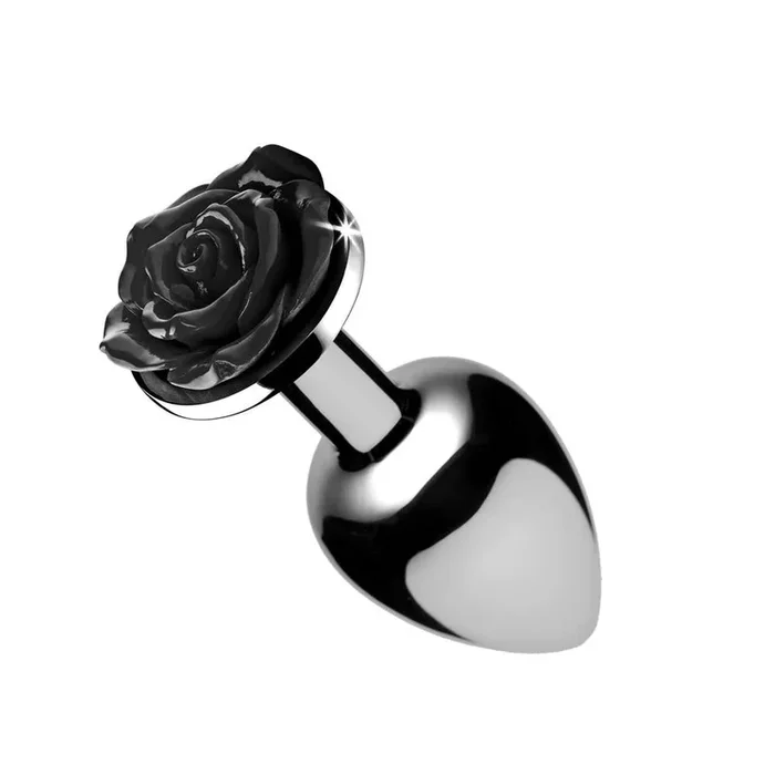 Booty Sparks Black Rose Metal Anal Plug