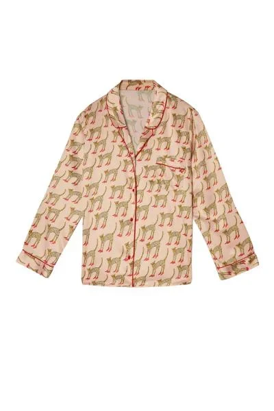 Bouffants Recycled Cheeta Long Sleeve Top –