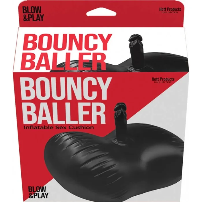 Bouncy Baller Inflatable Cushion with Dildo and Foot Pump – Fun and Versatile Inflatable Sex Toy