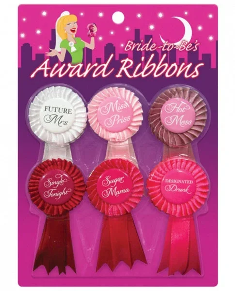 Bride to Be’s Award Ribbons – Pack of 6
