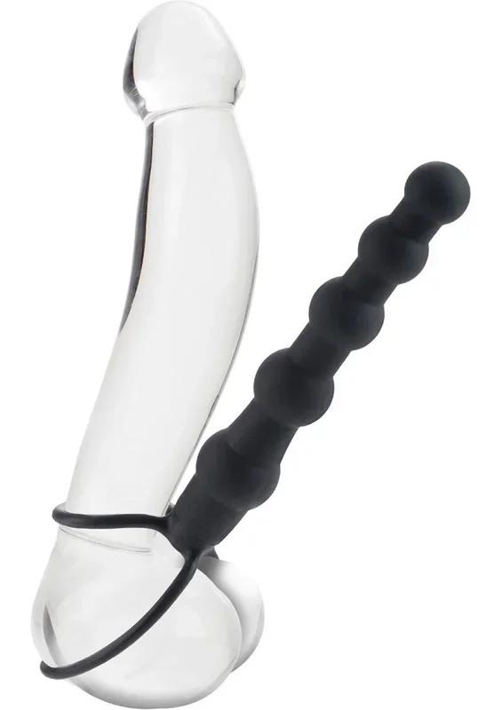 CalExotics Silicone Love Rider Beaded Dual Penetrator