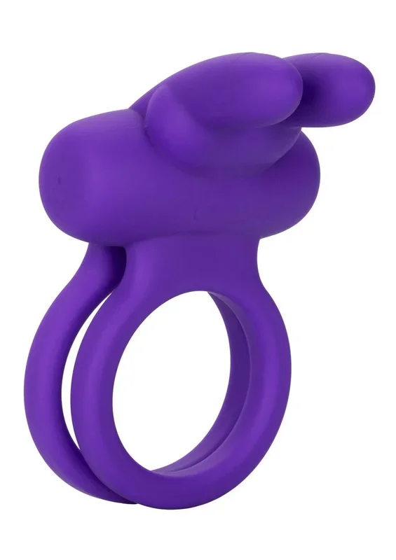Calexotics Silicone Rechargeable Dual Rockin’ Rabbit Vibe Ring