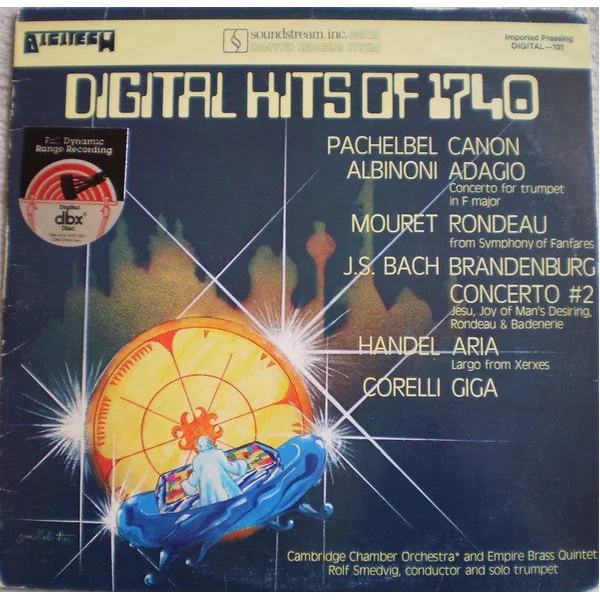 Cambridge Chamber Orchestra, The Empire Brass Quintet: Digital Hits Of 1740 12″