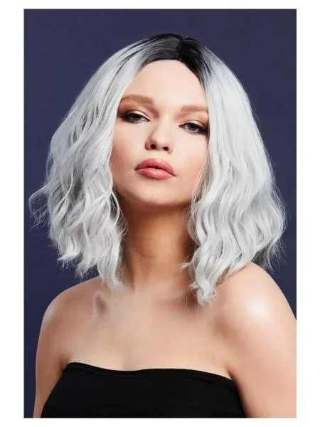 Cara Wig – Two Toned Blend – Ice Silver
