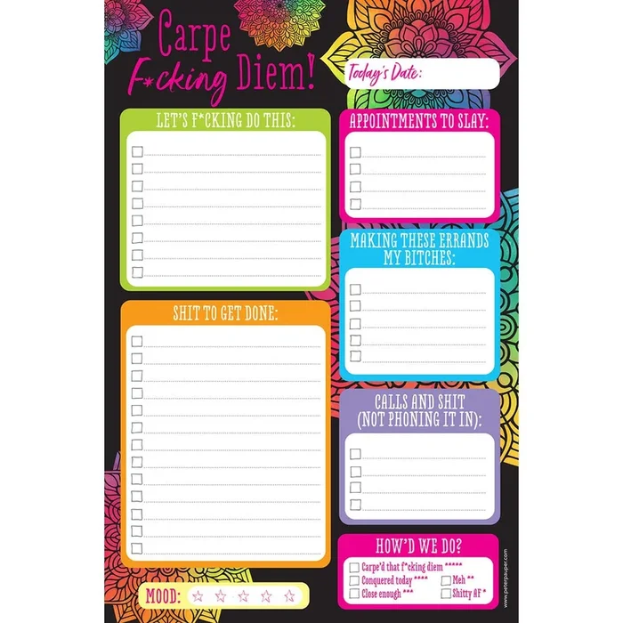 Carpe Fucking Diem Note Pad