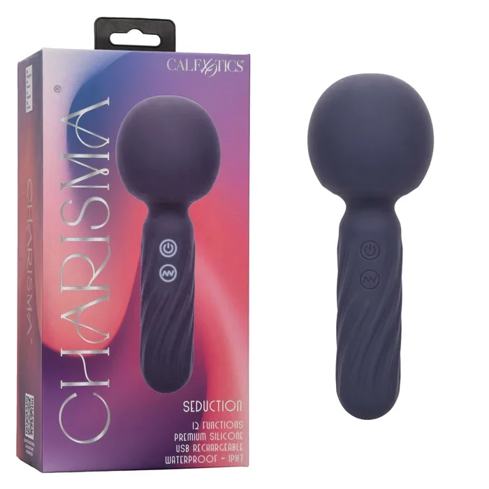 Charisma Seduction Compact Wand Massager – Blue