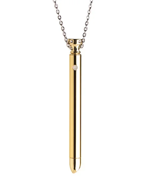 Charmed 7X Vibrating Necklace – Gold