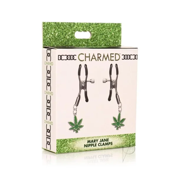 Charmed Mary Jane Nipple Clamps Green