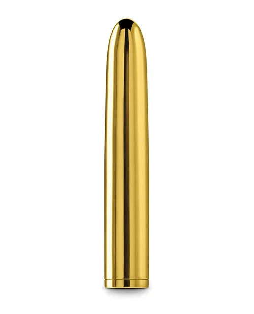 Chroma Classic 7″ Rechargeable Vibrator – Gold