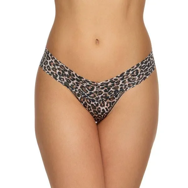 Classic Leopard Low Rise Thong – One Size