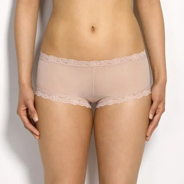 Classic Mesh Boyshort – Buff – One Size