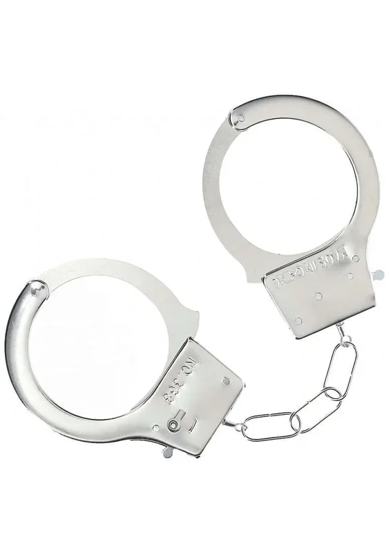 Classic Metal Handcuffs Silver