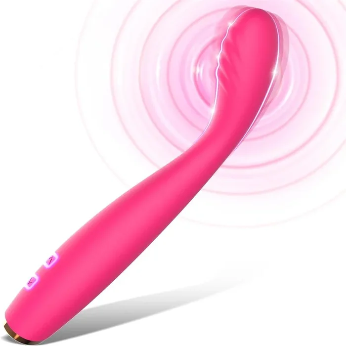 Clit & G-Spot Vibrator – Deep Rumbly Vibrations, Best G-Spot Curve, Soft But Stable Tip