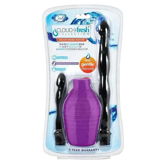 Cloud 9 Fresh+ Deluxe Anal Enema Douche Kit – Your Hygienic Cleansing Solution