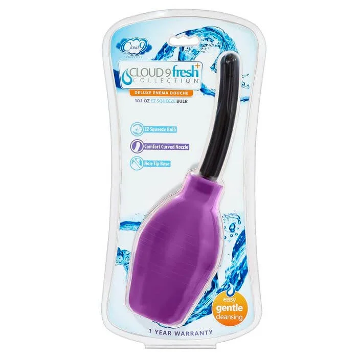 Cloud 9 Fresh Plus Flex Tip Anal Douche Kit 10.1 Oz for Effective Intimate Cleansing