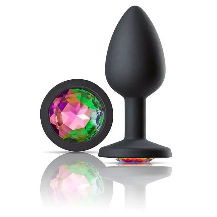 Cloud 9 Gems Small Black Silicone Anal Plug – Beginner-Friendly Pleasure