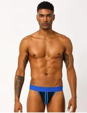 Club Jox Two Stripes Or Racing Stripes Blue Jockstrap