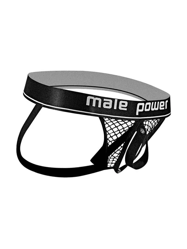 Cock Pit Net Cock Ring Jock (Black) – Breathable Ring Jock