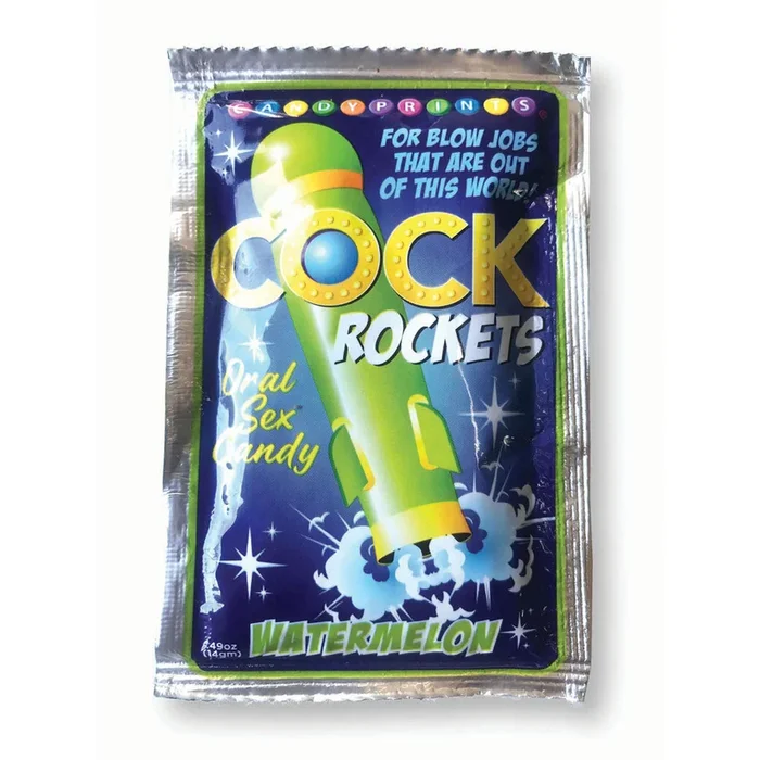 Cock Rockets – Watermelon – Watermelon Flavoured Oral Sex Candy – 15 grams