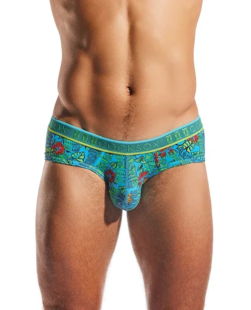 Cocksox Contour Pouch Sports Brief – Multi-Color Tiki LG