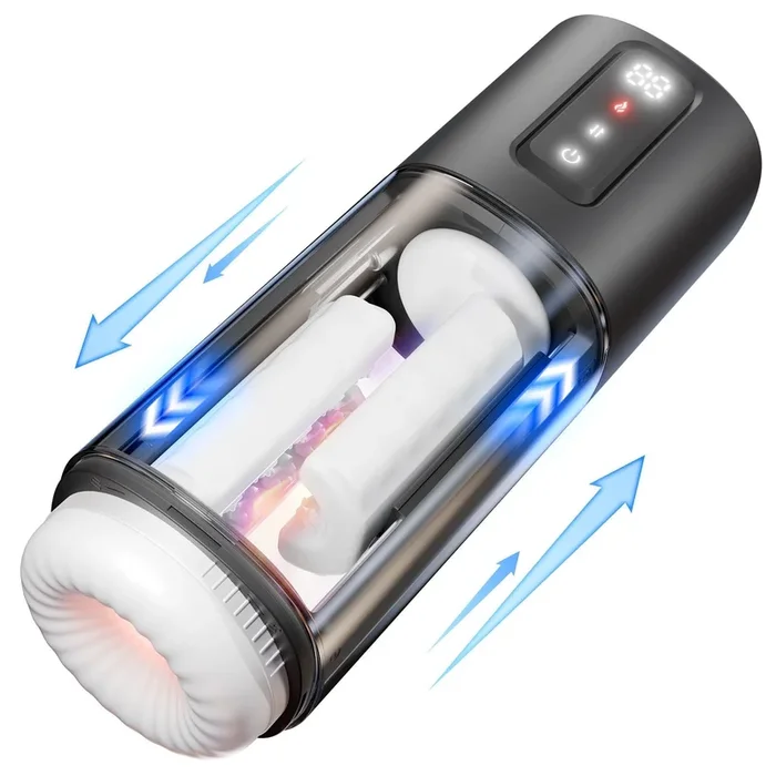 Coco – Automatic Male Masturbator with 10 Vibrations, 6 Rubbing & 2 Heating Modes