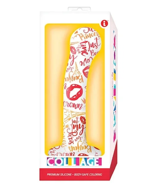 Collage I Remember Paris G Spot Silicone Dildo