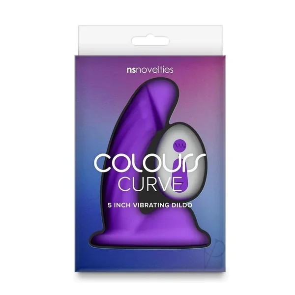 Colours Curve Dildo Vibe 5 Purple