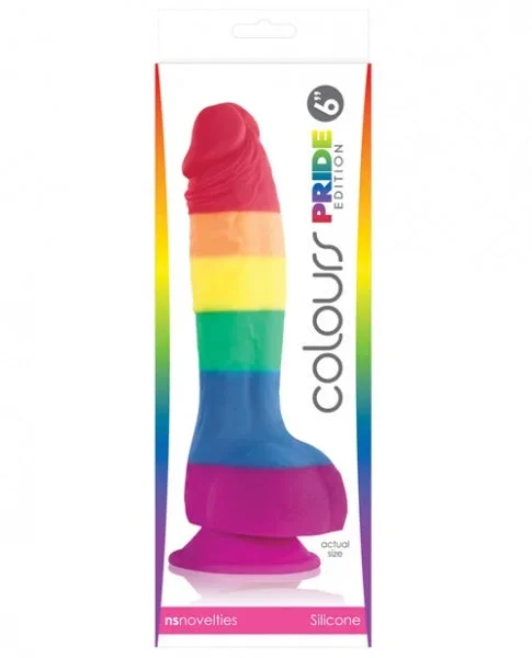 Colours Pride Edition 6″ Dong w/Suction Cup