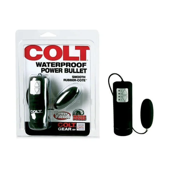 COLT Gear Waterproof Power Bullet | 4-Speed Vibrating Bullet, Phthalate-Free, Waterproof