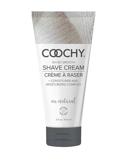 COOCHY Shave Cream – .5 oz Au Natural