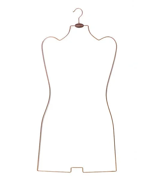 Coquette Branded Metal Body Hanger – Rose Gold