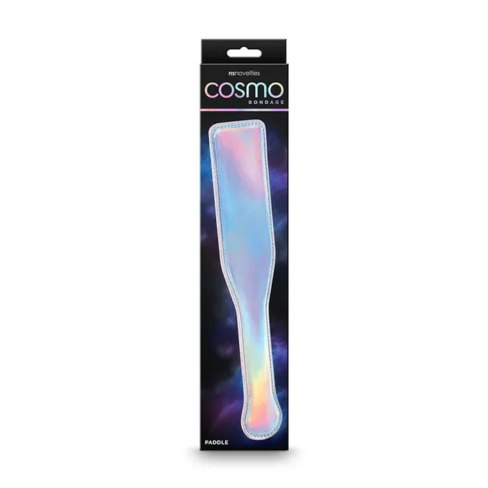 Cosmo Bondage Paddle – Rainbow – Metallic Rainbow Paddle