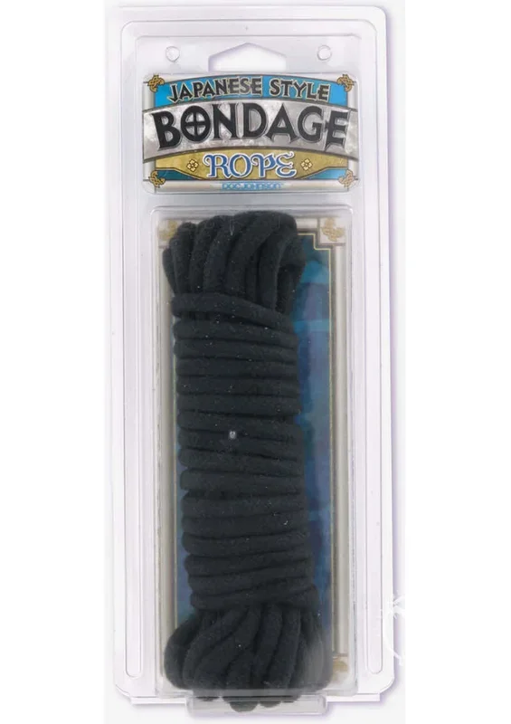Cotton Bondage Rope Black: Explore Boundless Pleasure Safely