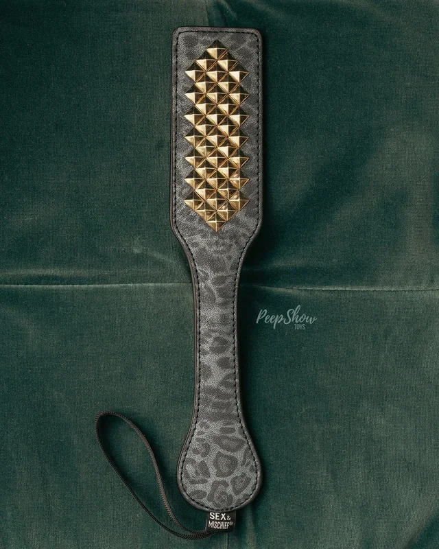 Cougar Studded Paddle – Double-Sided
