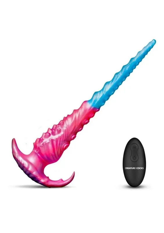 Creature Cock Vibropus Rechargeable Silicone Anal Dildo with Remote Control