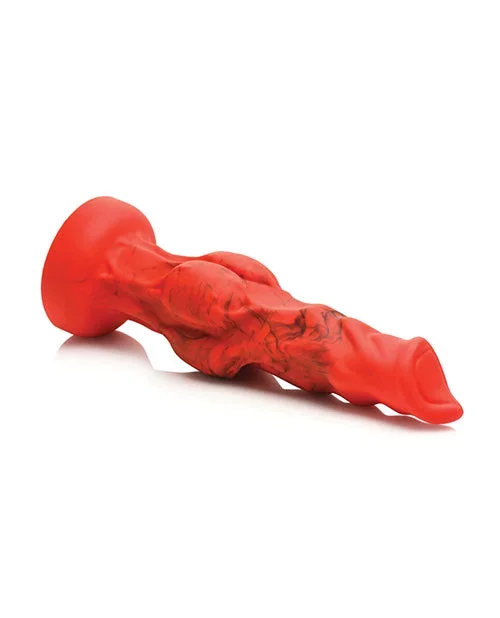 Creature Cocks Fire Hound Silicone Dildo – Medium Red