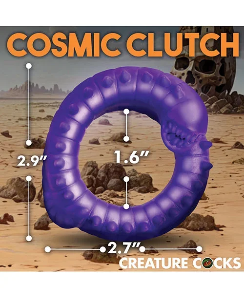 Creature Cocks Slitherine Silicone Cock Ring – Purple