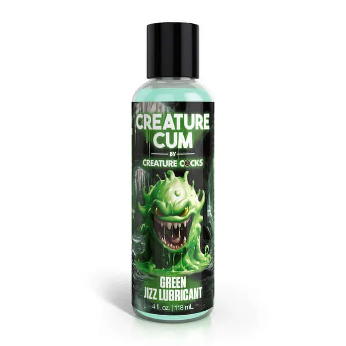 Creature Cum Green Water-Based Lubricant 4 Oz
