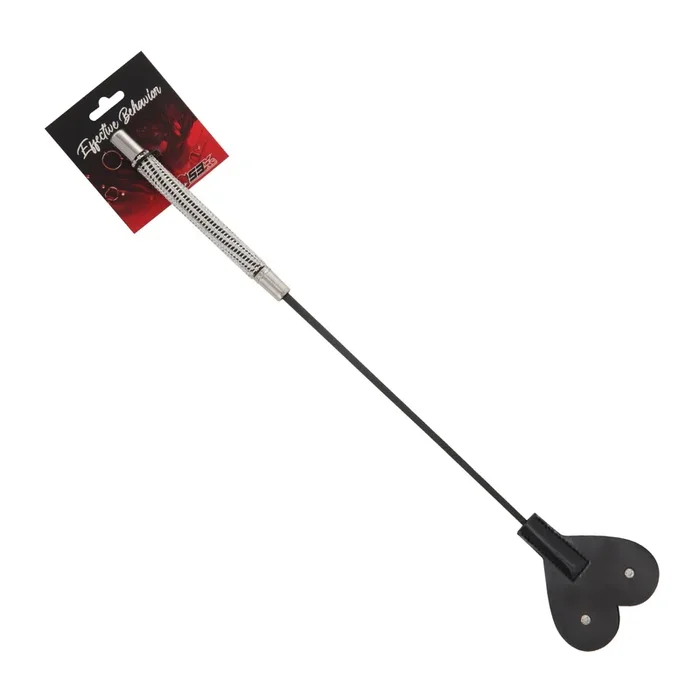 CROP BLACK PVC HEART TIP