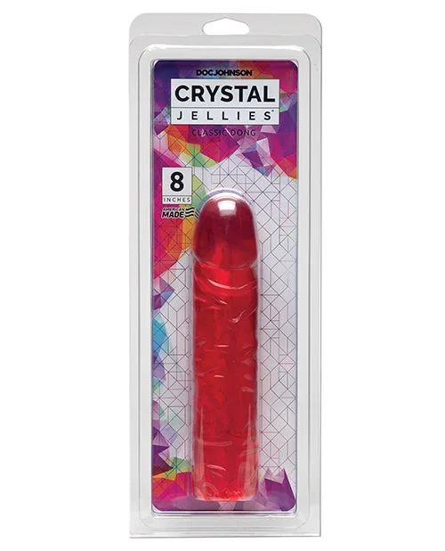Crystal Jellies 8″ Classic Dildo – Pink