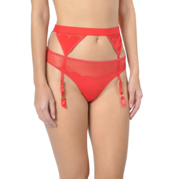 Cupcake Suspender – Red –