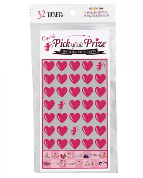 Cupids Pick Your Prize Sex Scratch Tickets – Pack of 32