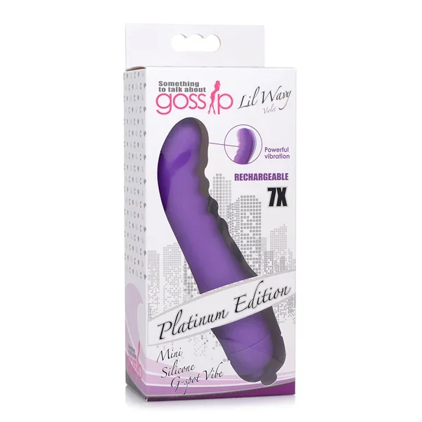 Curve Novelties Gossip Lil Wavy 7X Mini G Spot Vibe – Violet