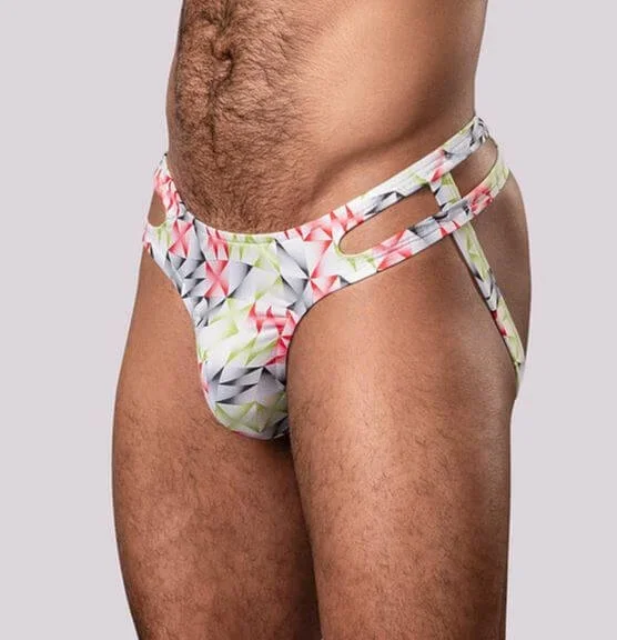 Cut It Out Moonshine Jock Red L/XL – Bold Cutout Design with Supportive Pouch