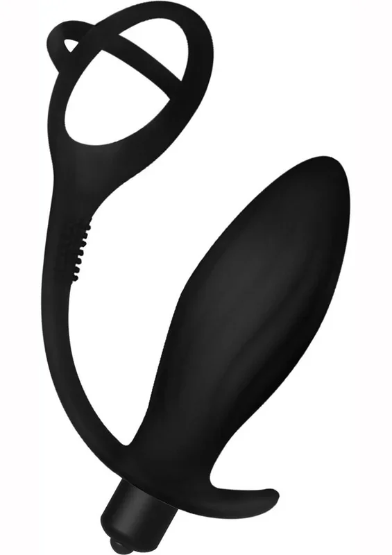 Decadence Ball Buster Vibrating Silicone Butt Plug