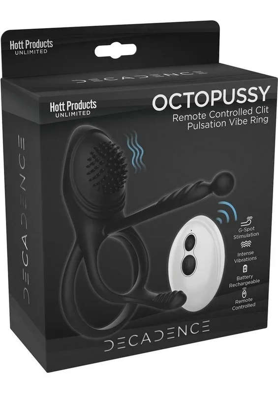 Decadence Octopussy Silicone Vibrating Cock Ring