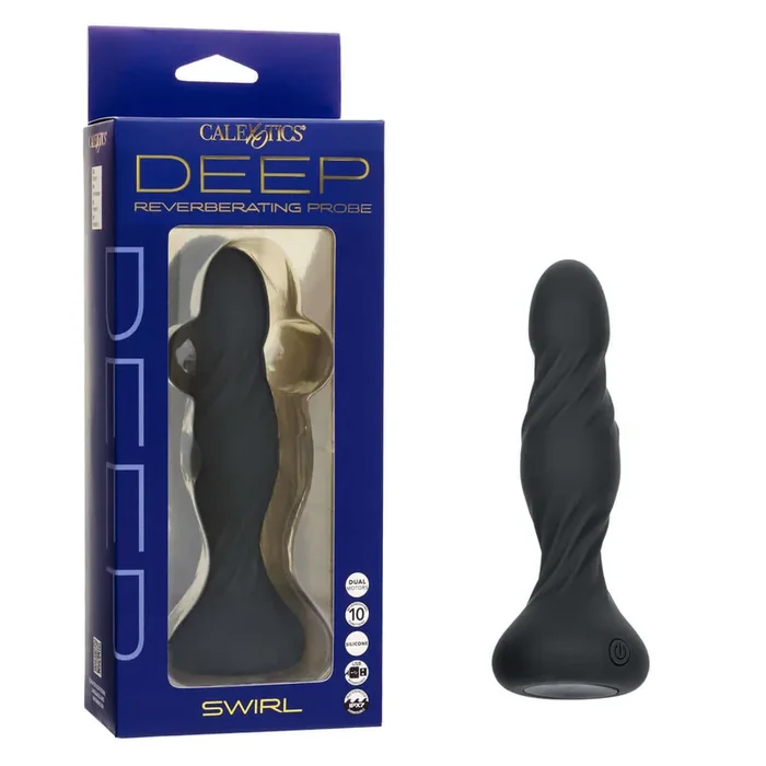 Deep Swirl Anal Probe Black