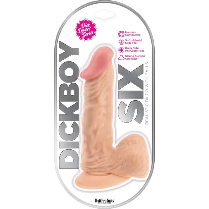 Dick Lovers Series Dickboy 6 inches Realistic Dildo with Balls